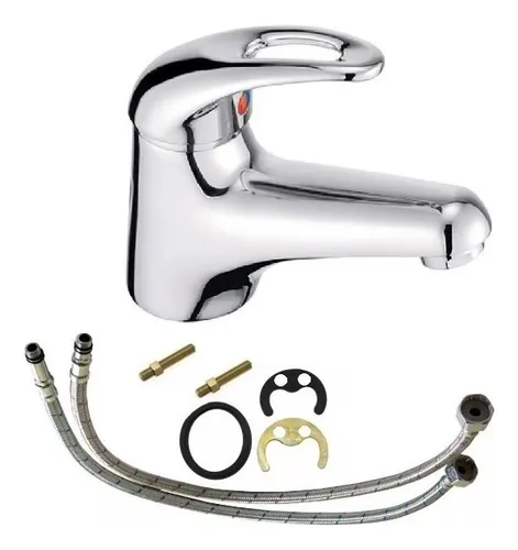Grifería de baño Genérica Monocomando color plateada COD 1313