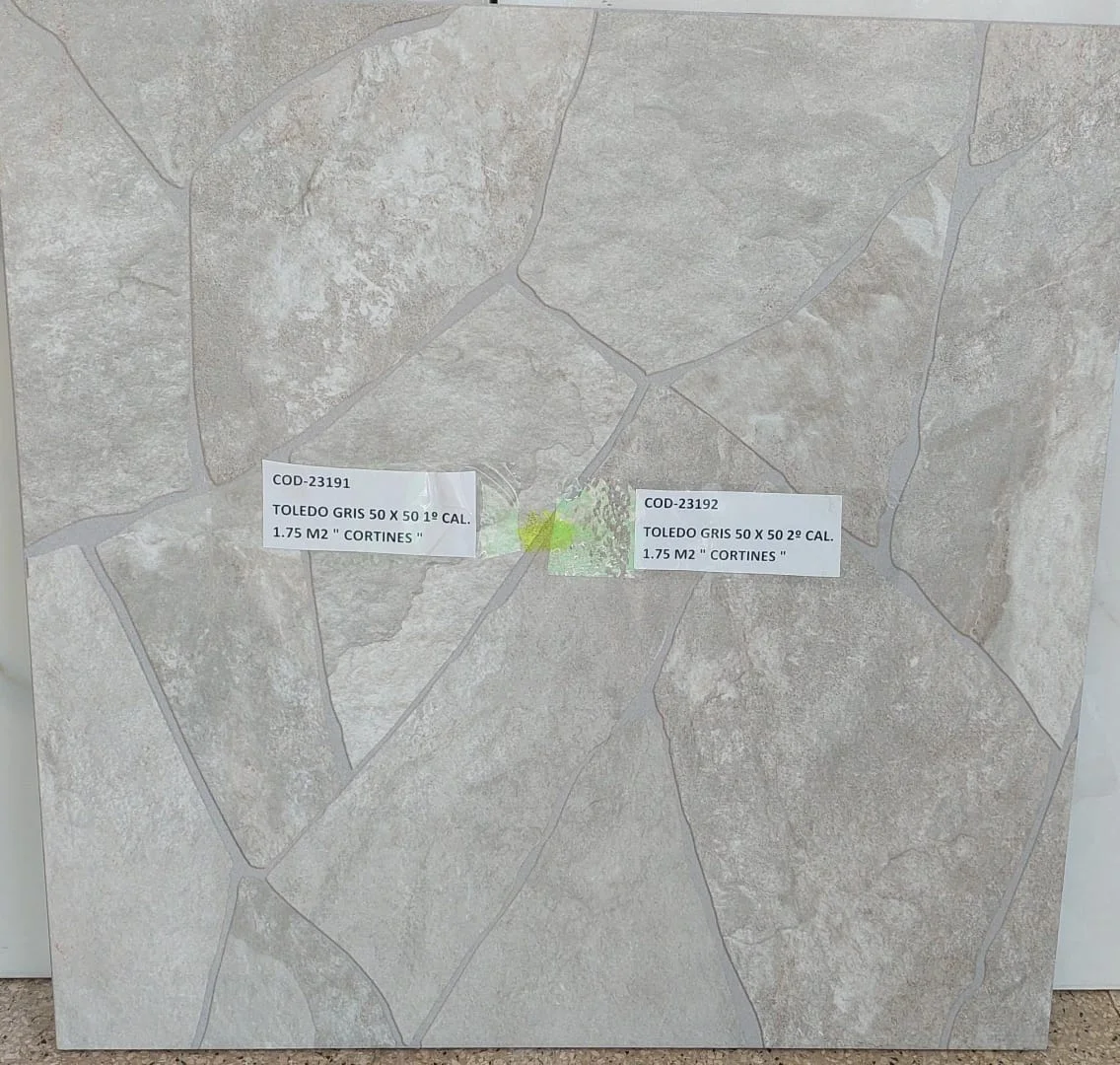 TOLEDO GRIS 50 X 50 2º CAL.  COD 23192