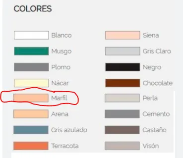 PASTINA PORCELANATO MARFIL-COD 882-22